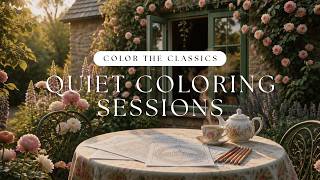 Garden Coloring Session Relaxing Music Cottagecore Ambience