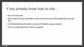 Fact Sheet and Citation Tips