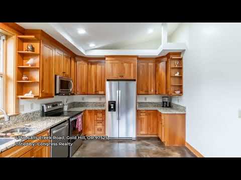 4760 Galls Creek Road, Gold Hill, OR home video tour
