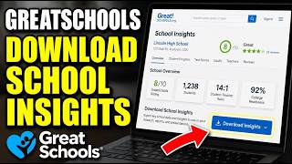 How to download school rating insights using GreatSchools for investments - Easy Tutorial