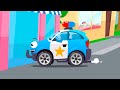 La voiture de police qui a pu voler - Cars Stories - Dessin animé pour les Enfants