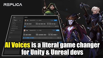 AI Voices for my Fantasy RPG "Legend of the Stones" using Replica Studios free 30 minutes of voice!