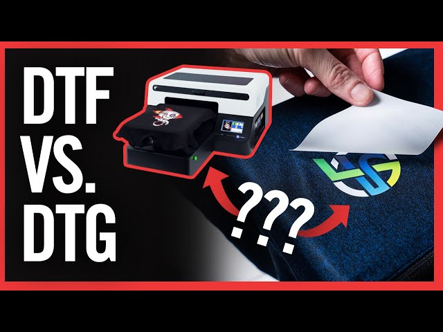 Digital Fabric Printers: DTG Printing VS. DTF Printing