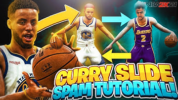 *NEW* CURRY SLIDE TUTORIAL 2K21! HOW TO SPAM CURRY SLIDE NBA 2K21! NBA 2K21 FASTEST DRIBBLE MOVES!