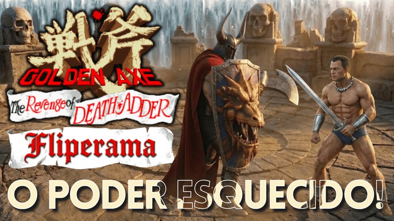 GOLDEN AXE 2 DO ARCADE E UM LEGADO DE UMA LENDA PERDIDA! UMA JORNADA COM 1 FICHA!