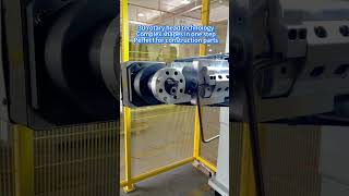 3D rotary head wire bending machine for complex construction hardware.#3DBending #wireformingmachine