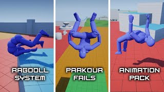 Parkour Fails Unreal Engine 4 ALS V4 (Ragdoll System x Flip Animation Pack)