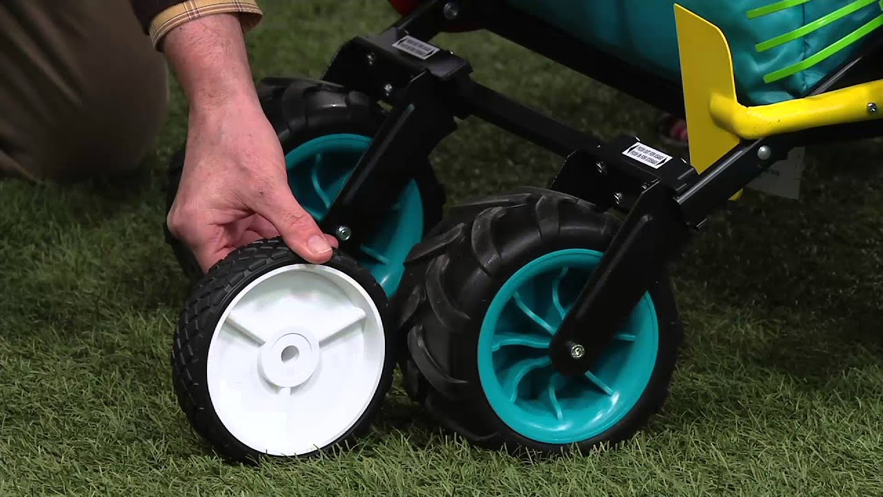 Creative Outdoor AllTerrain Folding Wagon with Divider on QVC YouTube