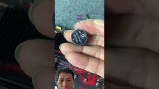How to replace the CMOS battery #computer #pc #tiktok #gaming #trendingshorts #youtubeshorts