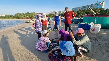 Mua hải sản mũi né ở làng chài có bãi tắm đẹp nhất