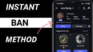 Live Ban Method Instagram | how to ban instagram account | ban method | instant ban method | #ban