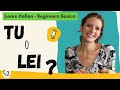 Learn Italian - Beginners Basics: Using “tu” or “Lei”