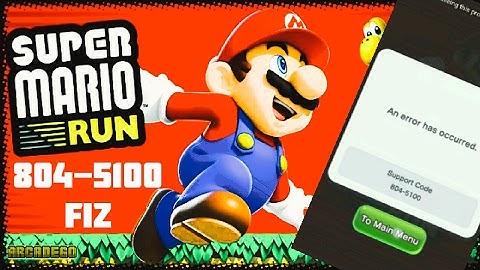 Fix For : SUPER MARIO RUN : 804-5100 Error [ANDROID] 100% working
