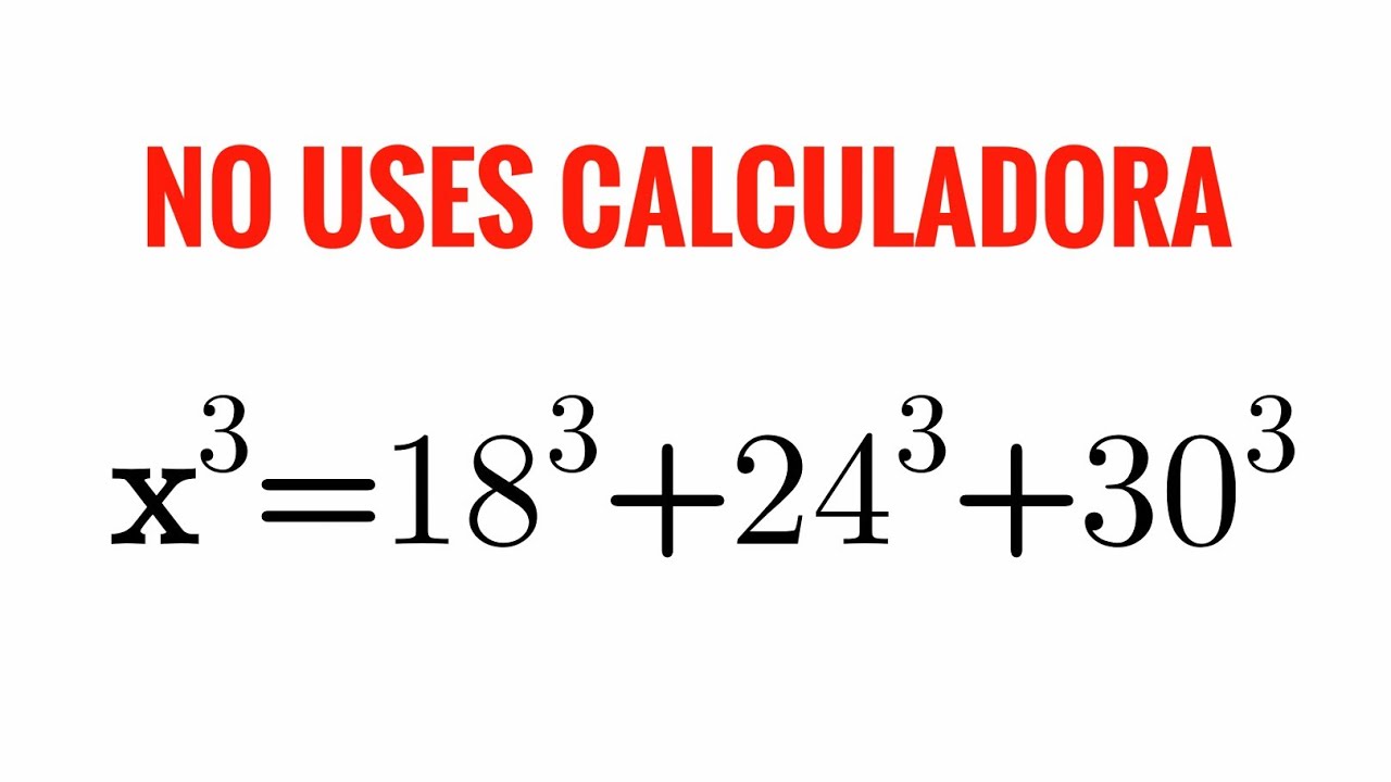 Solo el 1% encuentra los tres valores de x/Es sencillo con Leyes de Exponentes