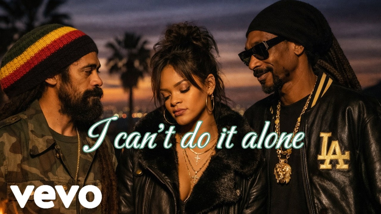 Damian Marley ft Rihanna & Snoop Dogg   I Can't Do It Alone Official Lyrics Video)