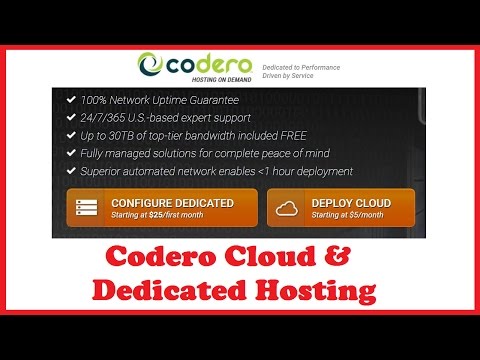 Codero Cloud & Dedicated Hosting
