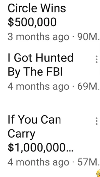 focus on the i got hunted by the fbi video views😐