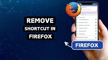 How to Remove Shortcuts in Firefox