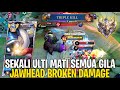 Jawhead Hero Gak Meta Di Immortal Tapi Damage Sakit - Top Global Jawhead Gameplay - Mlbb