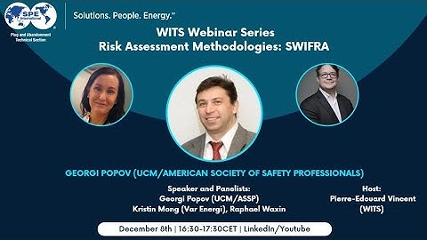 WITS Webinar Series - Risk Assessment Methodologies: SWIFRA 📱
