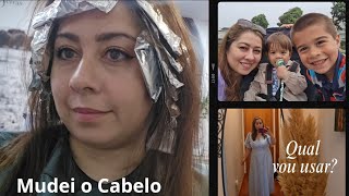 Mudei o Cabelo- voltaram as madeixas || Passeio || Qual vou usar?