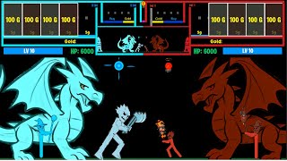 قتال Stickman ~ الجليد ضد النار: هل يمكن للنار أن تحرق الجليد؟ screenshot 4