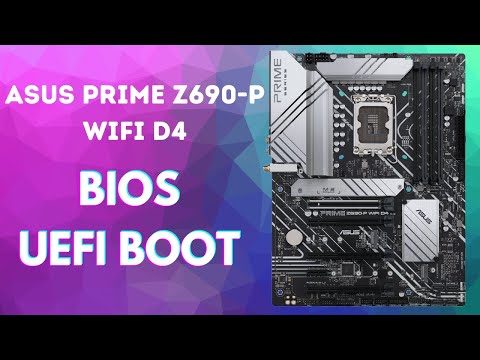 BIOS And UEFI USB Boot On Asus Prime Z690-P Wi-Fi D4