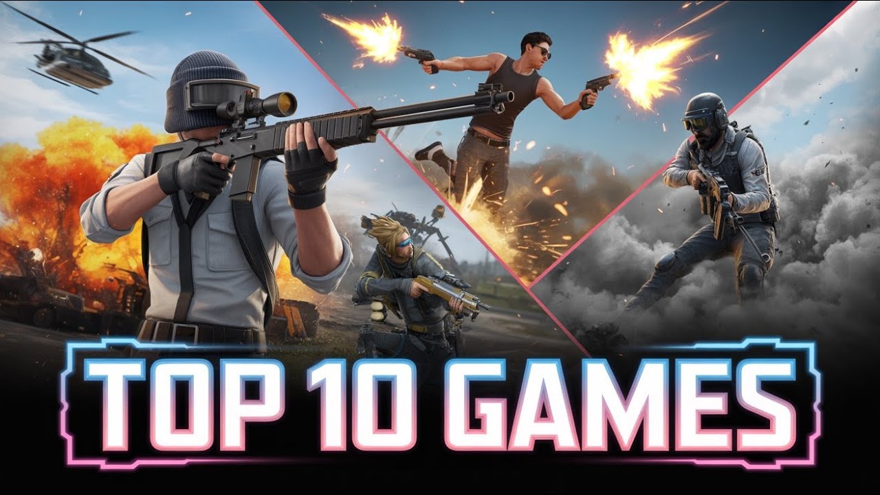 Top 10 Most Realistic games in The world | Most High Graphic Games ...