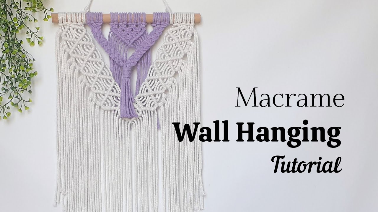 DIY Macrame wall Hanging New Design | Macrame tutorial - YouTube