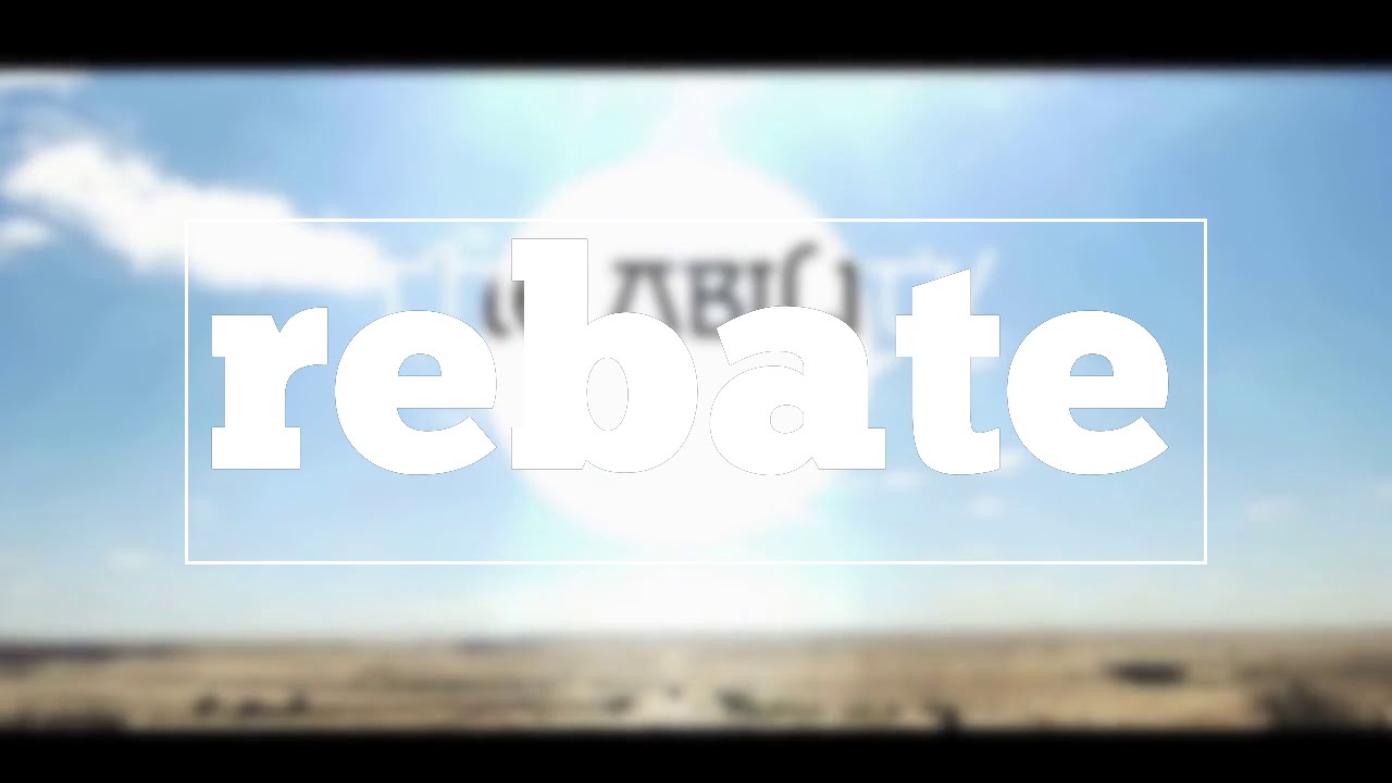 Rebate Spelling And Pronunciation YouTube