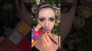 Trad goth makeup tutorial part 2 🖤 #makeup #goth #shorts