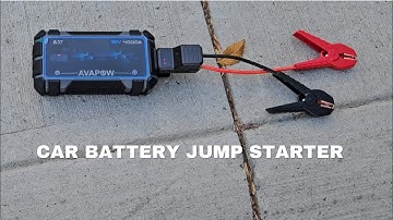 How to use a Battery Booster - using the AvaPow Jump Starter from Amazon