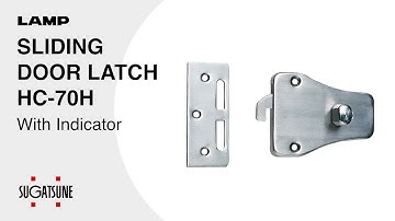 [QUICK DEMO] SLIDING DOOR LATCH HC-70H With Indicator - Sugatsune Global