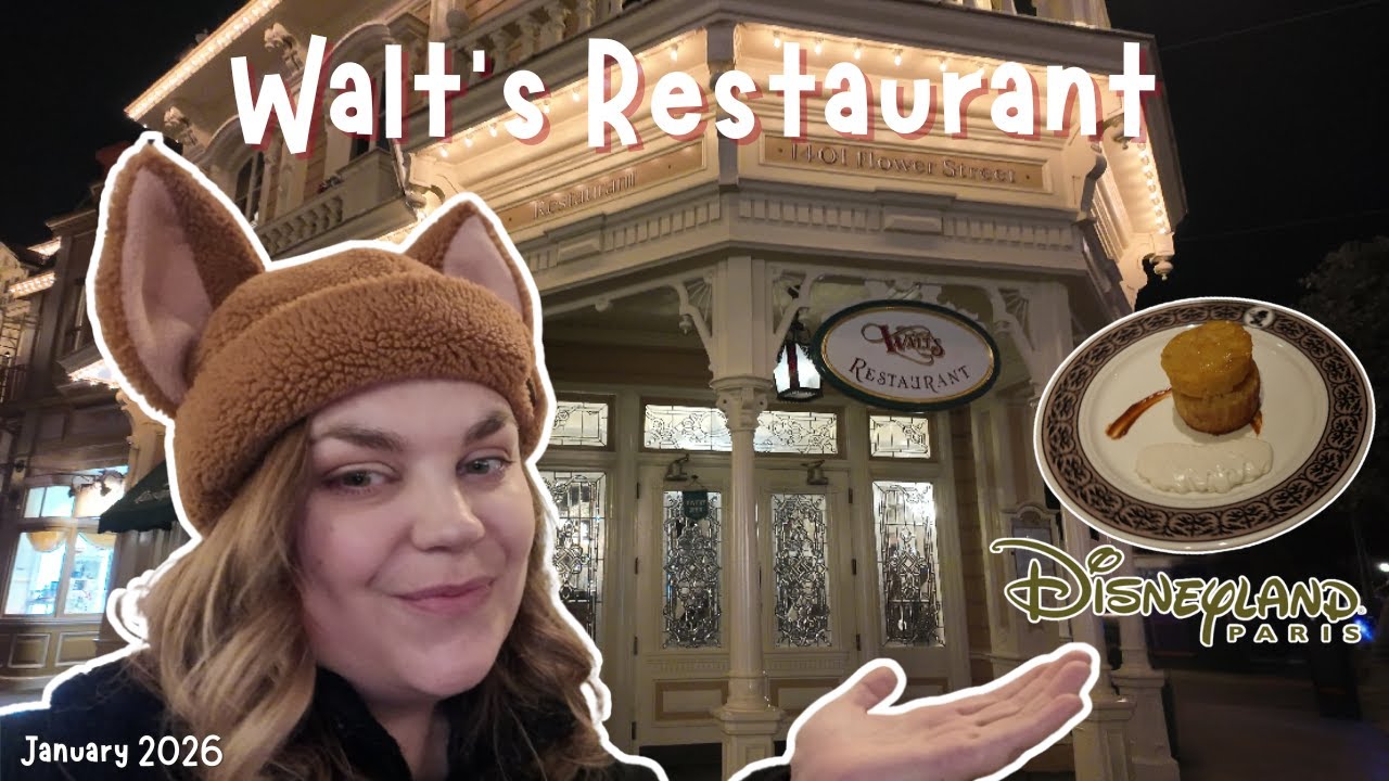 Walt's an American Restaurant | DISNEYLAND PARIS | Restaurant review | January 2026