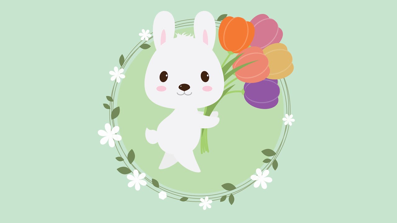 How to Create a Cute Spring Rabbit in Adobe Illustrator Part 2