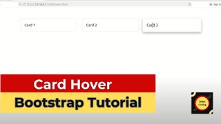 How To Make Card Hover Effect? - Bootstrap Tutorial Wealth