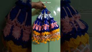 Crochet Viral Thalposh Design #viral #crochet #shortsfeed #short #youtubeshorts #ytshorts #trending