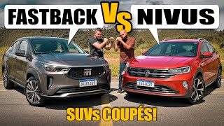 FIAT FASTBACK VS VOLKSWAGEN NIVUS, qual o melhor SUV coupe com motor 1.0 turbo?