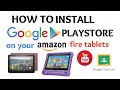 How to install Google playstore on your Amazon fire tablets|Get android on your Amazon fire tabs image