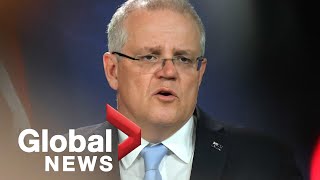 Australian P.M. Scott Morrison provides update on bushfire situation