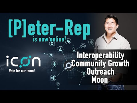 Peter Saddington Announces Main P-Rep Node - (P)eter-Rep! - Time to Build Interoperability ICON ICX!