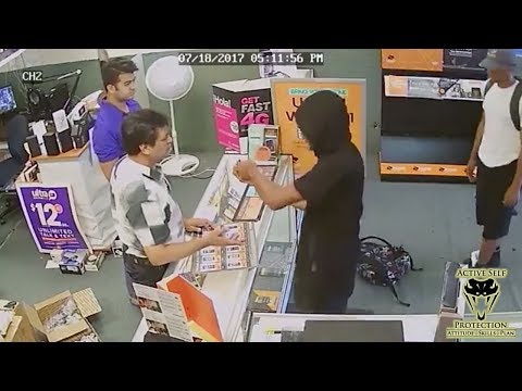 Father-Son Team Takes Huge Risks But Chases Robbers Off | Active Self Protection