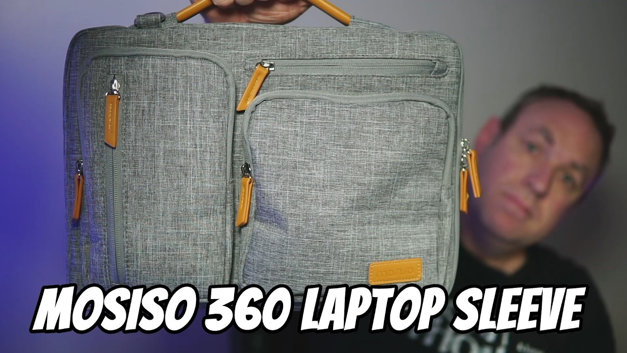 This MOSISO 360 Laptop bag is the best way to carry and protect your laptop!