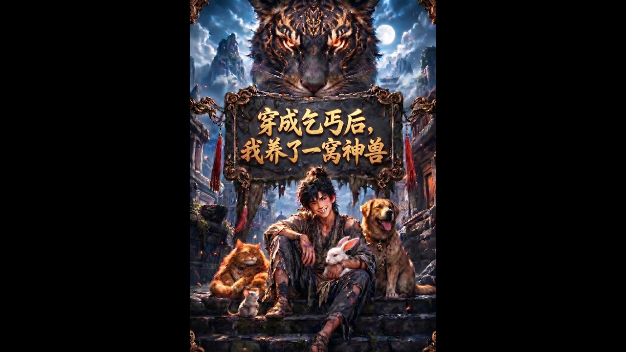 【一口气看完】《穿成乞丐后，我养了一窝神兽》#短剧 #AI短剧 #逆袭 #drama #爽剧 #鲨鱼先生