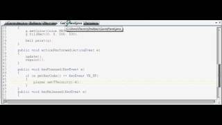 Java Game Tutorial - Pong 06-03 We Can Move!!!