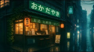 Quiet Rainy Lofi Night In Tokyo☔ City Soft Rain Sounds to Unwind, Feel Peaceful &amp; Fall Asleep Fast ☔