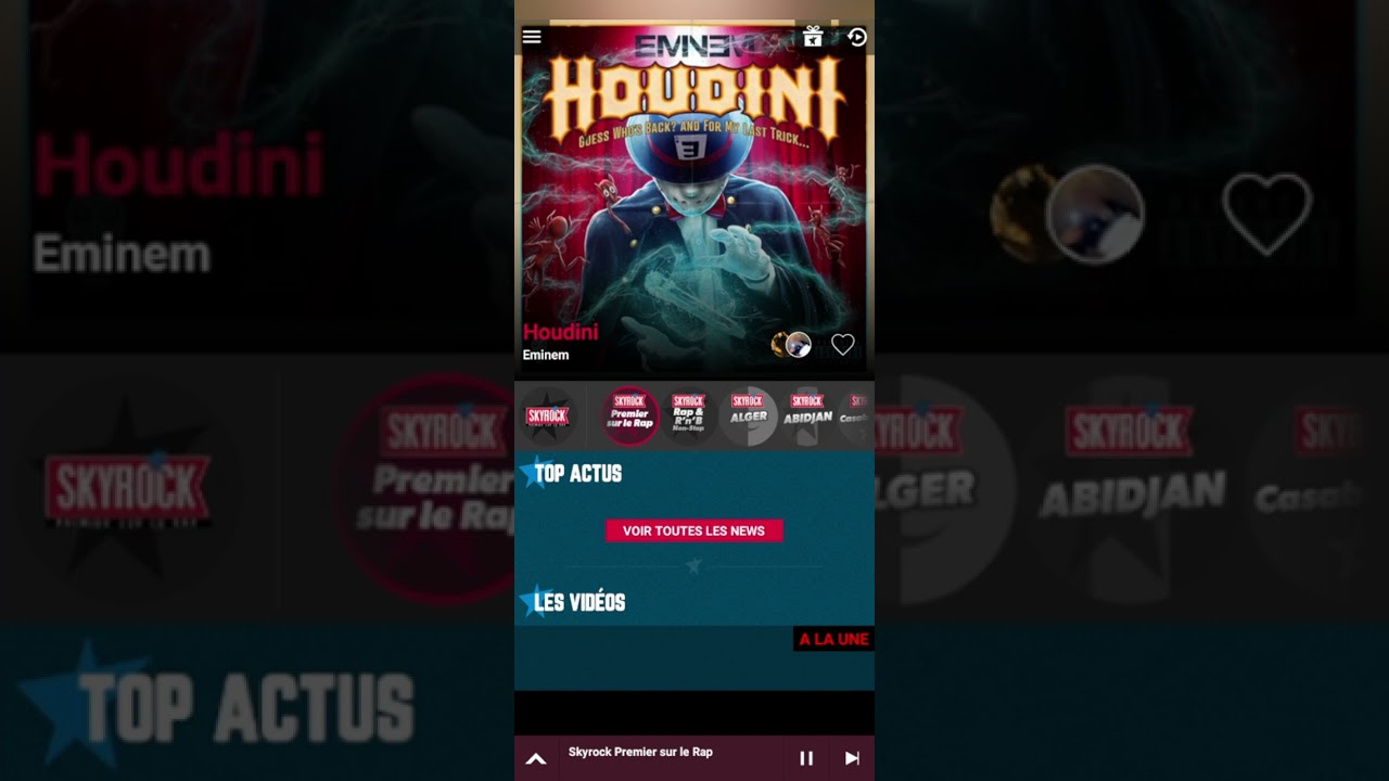 Houdini de Eminem (Version Skyrock) bonne écoute 🔊
