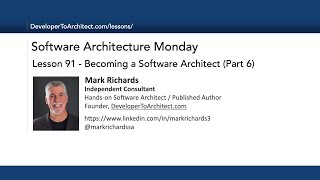 Lesson 91 - Becoming A Software Architect (Part 6) screenshot 2