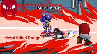 Metal Sonic Killed Rouge!!! Brawl Knuckles Reacts to Among Us but with Sonic the Hedgehog