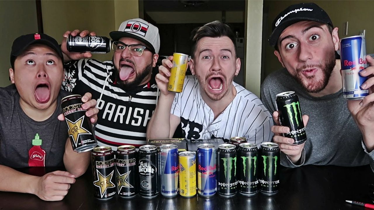 BLIND ENERGY DRINK TASTE TEST CHALLENGE!! YouTube